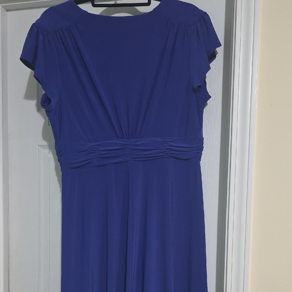 Evan Picone Royal Blue Midi Dress - Picture 4 of 4